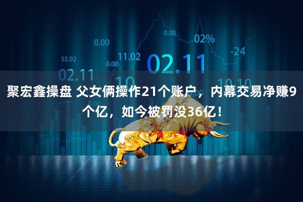 聚宏鑫操盘 父女俩操作21个账户，内幕交易净赚9个亿，如今被罚没36亿！